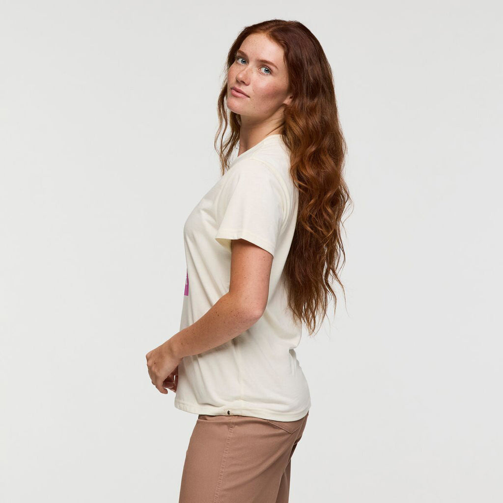 売れ筋商品|||コートパクシー カットソー トップス レディース Llama Block T-Shirt - Women's Bone Llama Block T-Shirt - Women's – Cotopaxiオフィシャルサイト