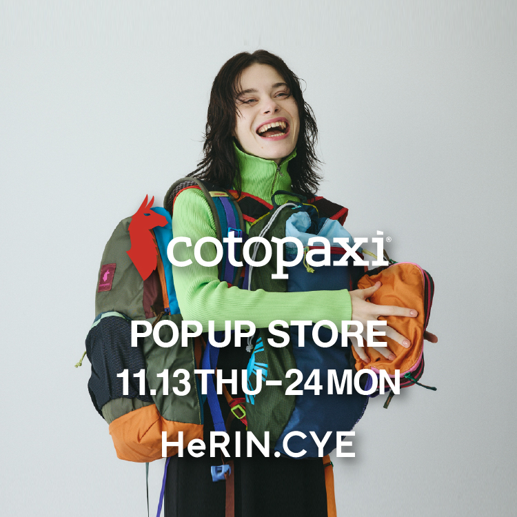 HeRIN.CYE ルミネ新宿2・ルクア大阪にてPOP UPを開催💚💛