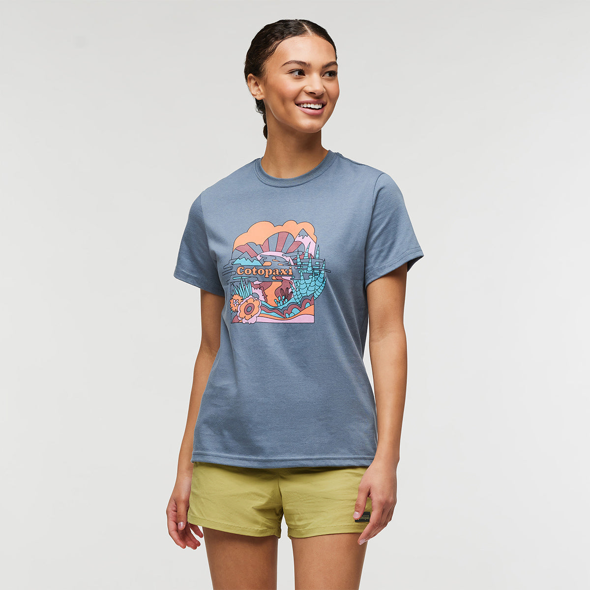 (取寄) コトパクシ レディース コトパクシ ヴィーブ オーガニック Tシャツ - ウィメンズ Cotopaxi women Cotopaxi Vibe Organic T-Shirt - Women's Spice 1200x1200png-