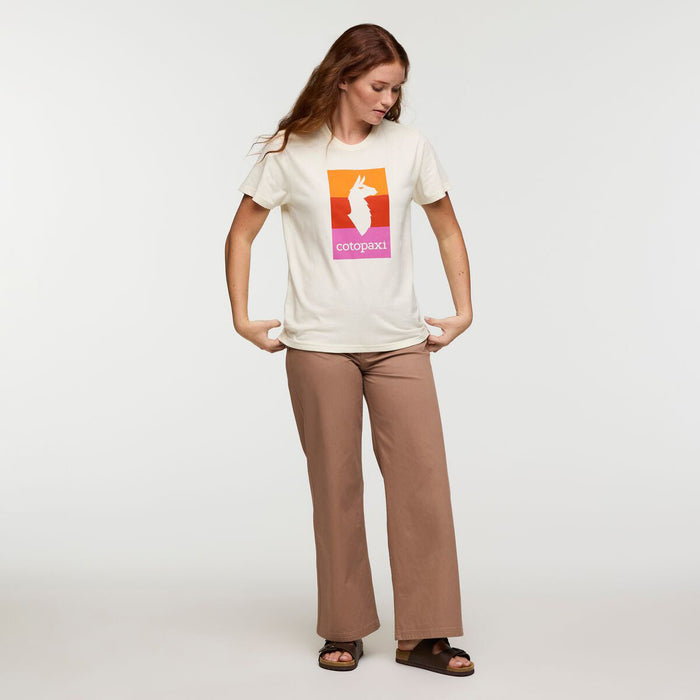 売れ筋商品|||コートパクシー カットソー トップス レディース Llama Block T-Shirt - Women's Bone Llama Block T-Shirt - Women's – Cotopaxiオフィシャルサイト