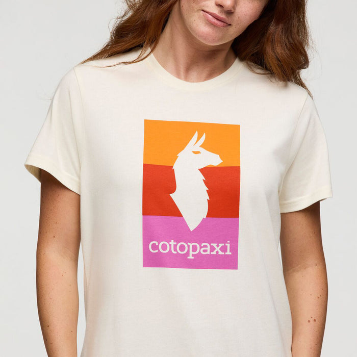 売れ筋商品|||コートパクシー カットソー トップス レディース Llama Block T-Shirt - Women's Bone Llama Block T-Shirt - Women's – Cotopaxiオフィシャルサイト